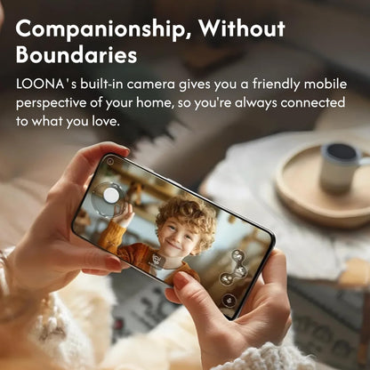 Loona Robot Pet Dog ChatGPT-4o Smart AI-Powered Companion Voice & Gesture Control, Real-Time Interaction Robotics Toys for Kids, Home Monitoring - Includes Charging Dock