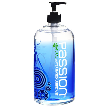 Passion Natural Water-Based Personal Lubricant, for Men & Women - 16 Fl Oz