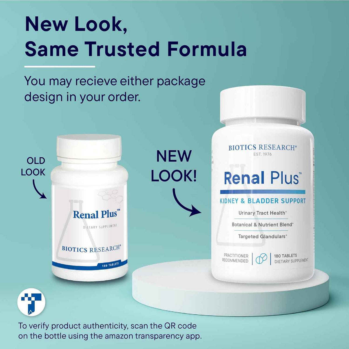 Biotics Research Renal Plus - Botanical, Glandular and Nutritional Support for Optimal Renal Function. Kidney Health & Supports Urological Function –Ulva ursi, Buchu Leaf, Echinacea, Cranberry–180Tabs