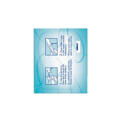 o.b. Tampons | Non-Applicator Tampon, Unscented | Super Tampon, 40ct