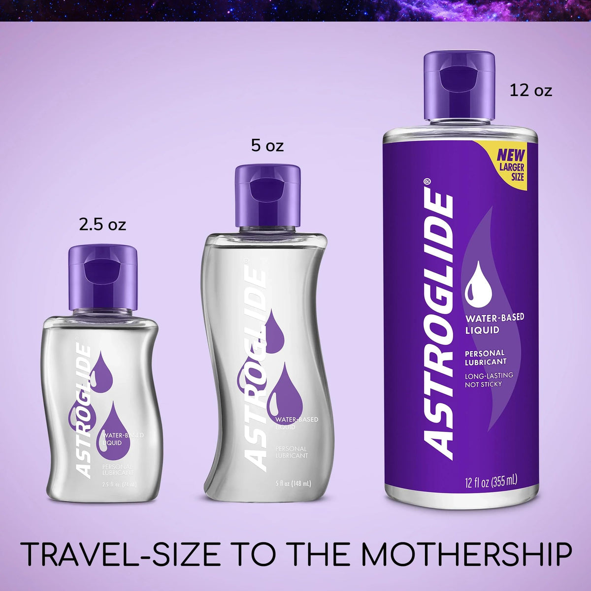ASTROGLIDE Water-Based Lubricant, Long-Lasting, 5 Fl Oz - 3 Pack