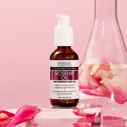 Advanced Clinicals Rosehip Oil Serum – Vitamin E & Botanical Infusion (52ml)