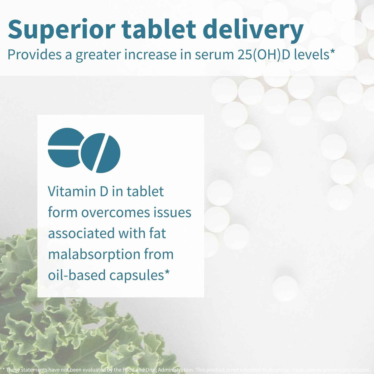 Igennus Daily Vitamin D3 2000iu, 50 mcg, Clean Label, 365 Small Tablets, 1-Year Supply, Vegetarian Cholecalciferol Vitamin D Supplement