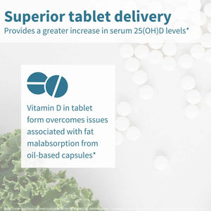 Igennus Daily Vitamin D3 2000iu, 50 mcg, Clean Label, 365 Small Tablets, 1-Year Supply, Vegetarian Cholecalciferol Vitamin D Supplement