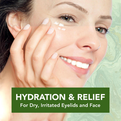 NOVEHA Tea Tree Oil Anti Wrinkle Eye Cream – Eyelid Cream for Dry & Itchy Skin, Hydrating Under Eye Treatment for Wrinkles, Dark Circles & Puffiness, Face Moisturizer – 1.69 Fl Oz