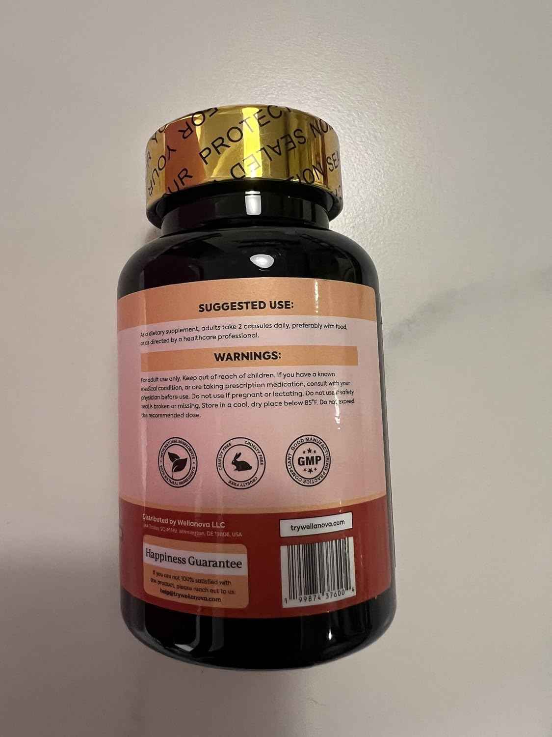 Turmeric Curcumin Supplement with Ginger & Black Pepper Extract 3,600 mg - Ultra High Absorption, Inflammation, Joint & Muscle Support, 60 Capsules