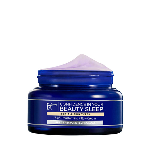 IT Cosmetics Confidence in Your Beauty Sleep Night Cream - Anti-Aging Face Moisturizer, Ceramides & Hyaluronic Acid, Fine Lines, Wrinkles, Dryness, Dullness & Loss of Firmness - 2 fl oz