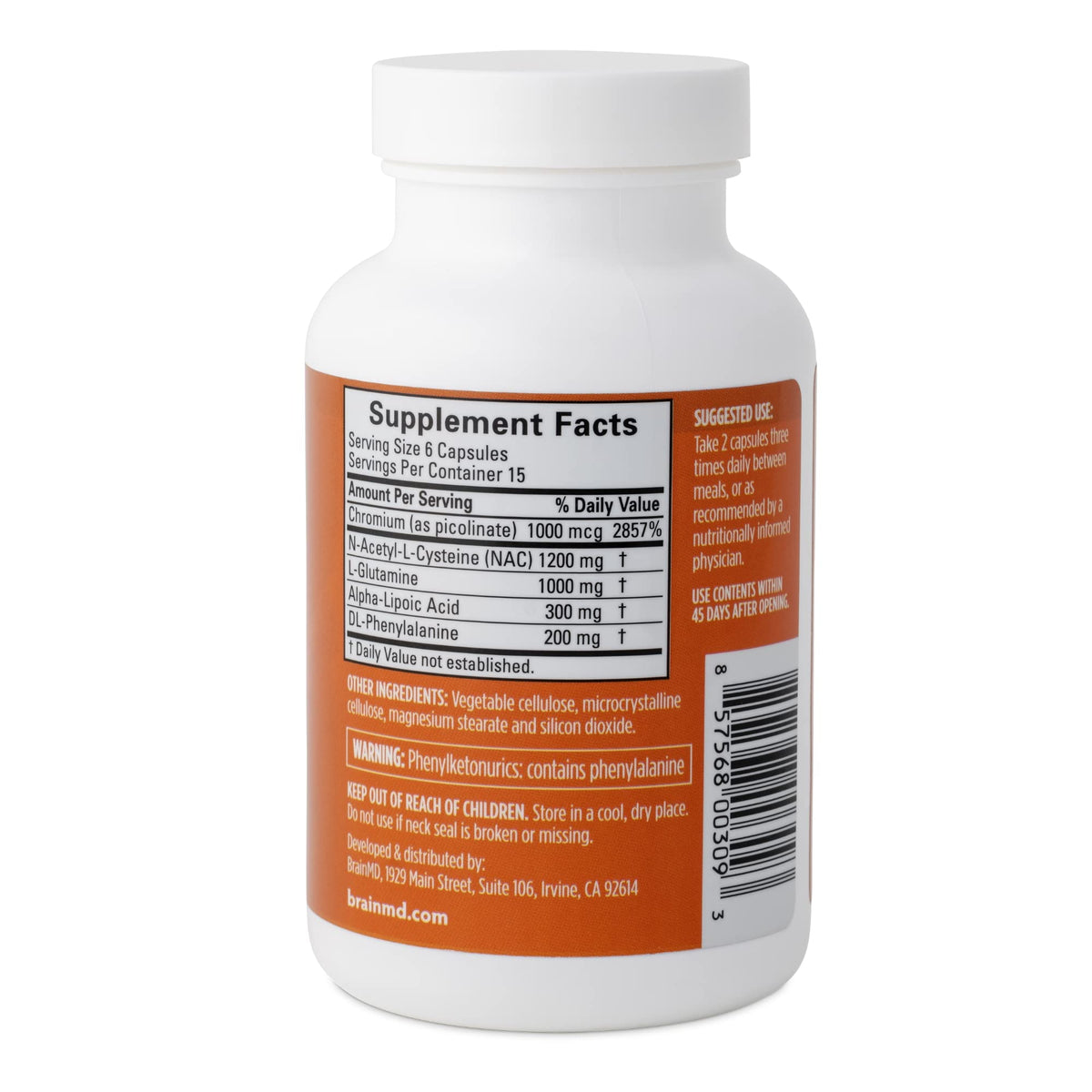 BrainMD Craving Control - 90 Capsules