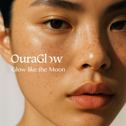 OURAGLOW Caffeine Eye Cream with Cooling Tip & Moonstone - Under Eye Cream for Dark Circles, Puffiness & Wrinkles - Retinol & Peptides (Fragrance-Free)