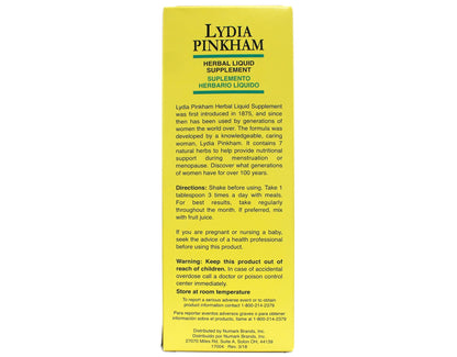 Lydia Pinkham Herbal Liquid Supplement 16 oz (Pack of 10)