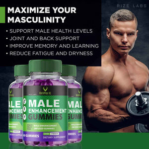 VirilPlex XL Male Performance Gummies, Premium Formula for Health and Wellbeing, VirilPlex XL for Men Gummys to Deliver Peak Performance Benefits, VirilPlexXL Gomitas (60 Gummies)