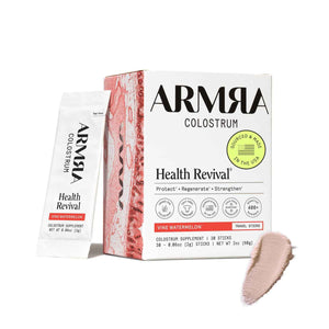 ARMRA Colostrum Powder - Vine Watermelon - Gut Health & Bloating - Skin & Hair - Immunity - Keto, Gluten & Fat-Free - 30 Servings