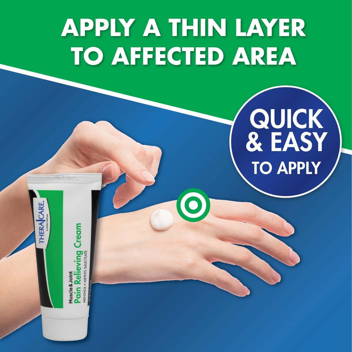 Thera Care Muscle & Joint Pain Relieving Cream, 10% Menthol, 2 oz