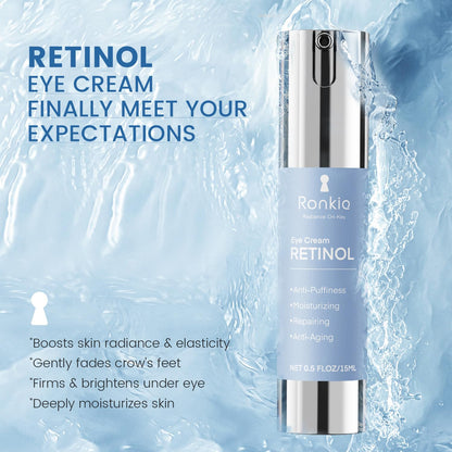 Retinol Night Care Eye Cream - Anti-Wrinkle & Dark Circles Treatment