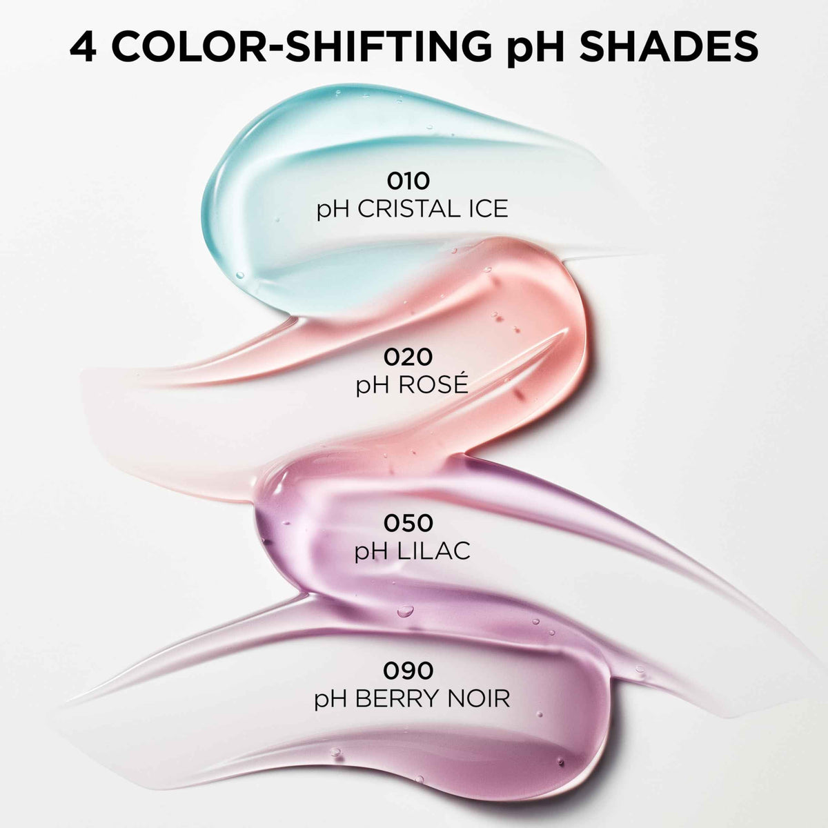 L'Oreal Paris Plump Ambition pH Hyaluron Lip Oil, Color Shifting Lip Tint with 24HR Hydration, Volumizing Shine and Lasting Color, 090 pH Berry Noir
