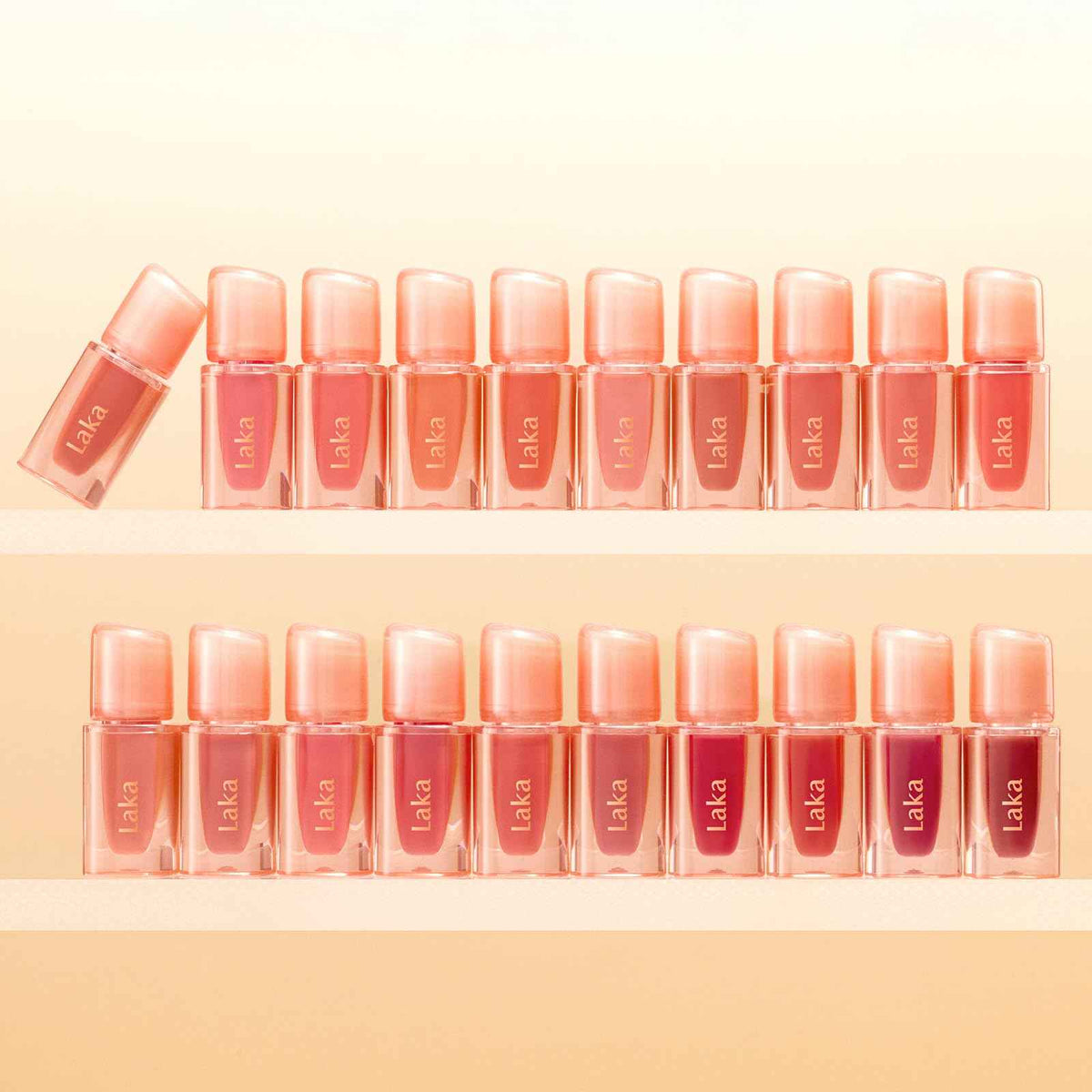 Laka Jelling Nude Gloss, Sheer Hydrating Lip Oil with No Stain, Non-Sticky, Nourishing Gloss for a Glowy Look, K-Beauty (#301 Figring, 1.9g/0.07oz)