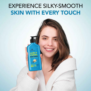 Botanic Hearth Vanilla Body Wash - Hydrating 5-in-1 Shower Gel with Warm Vanilla Aroma