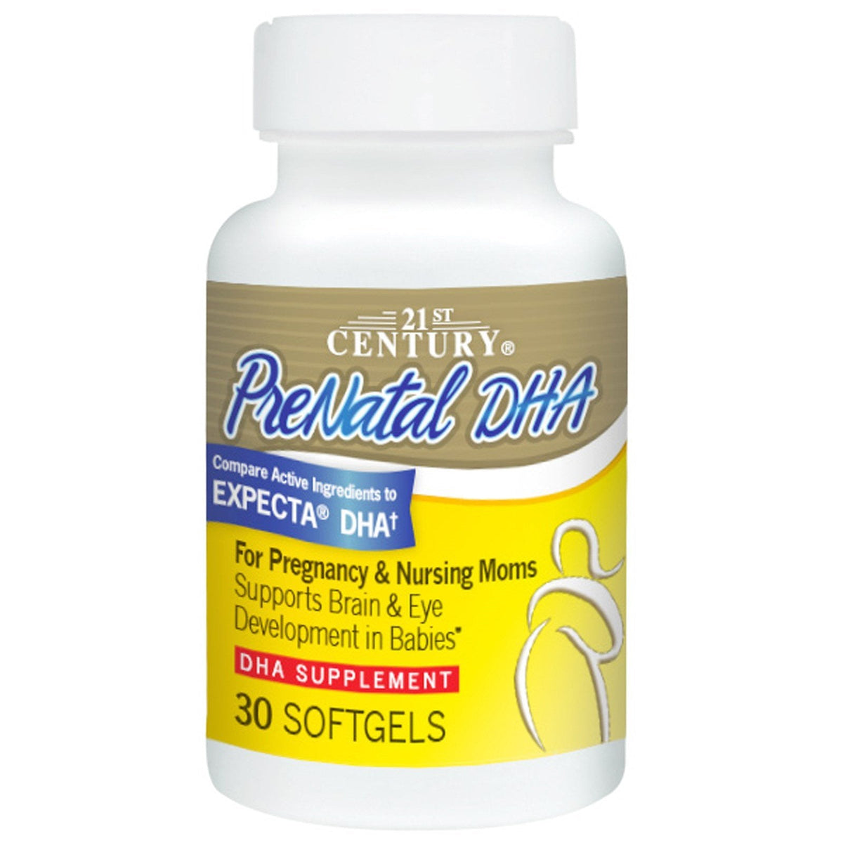 21st Century, PreNatal DHA, 30 Softgels - 2pc
