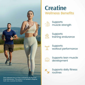 Vykee Nutrition Creatine Monohydrate Capsules 1,500 mg - Daily Creatine Supplement for Muscle Strength Training, Endurance, and Workout Performance Support