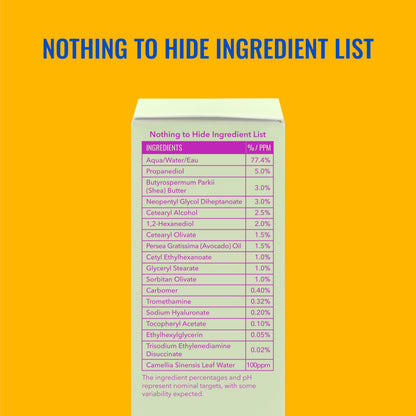 Good Molecules Lightweight Daily Moisturizer Face Cream - 100 ml / 3.38 fl oz - Non-Greasy Facial Moisturizer