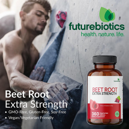 Futurebiotics Beet Root Extra Strength, Non-GMO, 120 Vegetarian Tablets