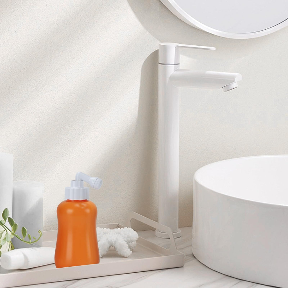 Peri Bottle for Postpartum Care, for Postpartum Essentials, Feminine Care Orange
