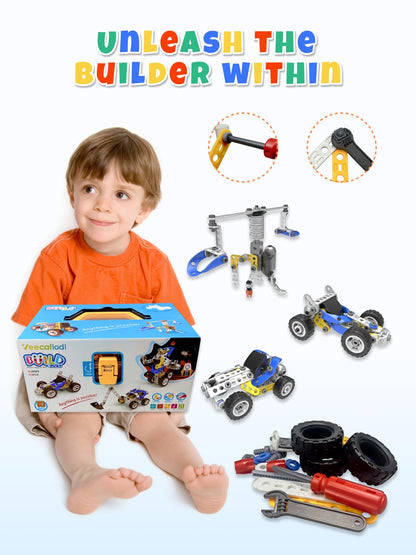 10 in 1 STEM Toys for 5 Year Old Boy, Building Toys for Kids Ages 4-8 5-7 6-8, STEM Engineering Construction Kit with Electric Motor, Educational Science Gift for 5 Year Old Boys