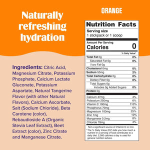 Ultima Replenisher Electrolyte Powder Drink Mix Bundle - Sugar Free - Orange, 30 Serving Canister and 20 Stickpacks - 6 Electrolytes and Minerals - Keto Friendly, Vegan, Non-GMO