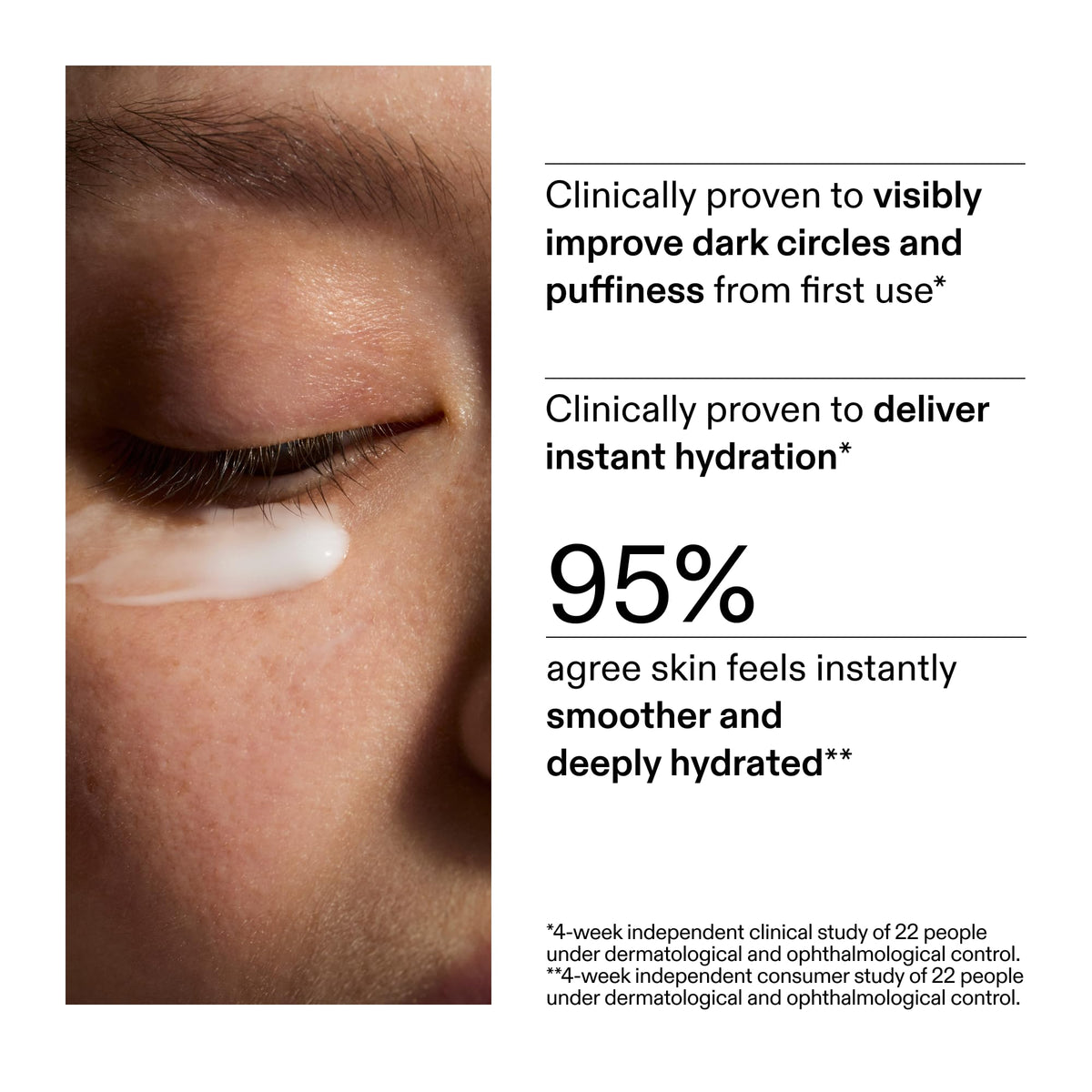 The INKEY List Caffeine Eye Cream (0.5 fl oz) - Anti-Puffiness & Dark Circle Treatment with Peptides
