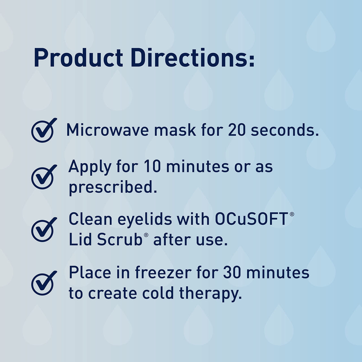 OCuSOFT Dry Eye Mask Basic - Moist Heat Compress for Dry Eyes, Styes, and Blepharitis Relief