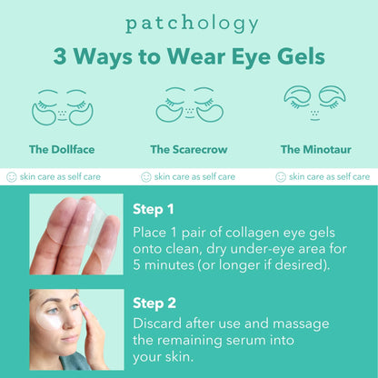 Patchology Under Eye Gel Patches - FlashPatch Rejuvenating (5 Pairs)