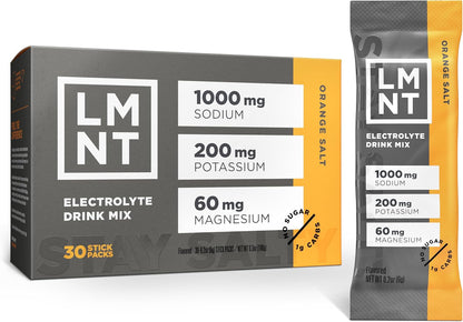 LMNT Zero Sugar Electrolytes - Orange Salt - Drink Mix - 30-Count