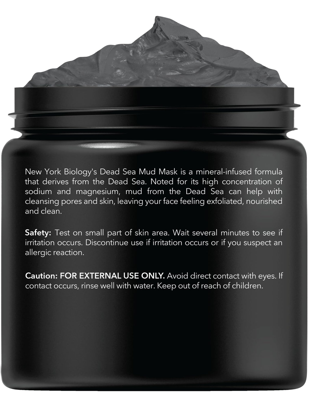 New York Biology Dead Sea Mud Mask for Face and Body - Spa Quality Pore Refiner for Oily Skin - Natural Skincare for Women & Men