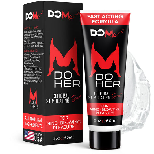 Do Her Female Arousal Gel – Clitoral Sensation Enhancer – Intense Intimate Gel for Heightened Pleasure – Plant-Based Formula for Women and Couples 2 oz