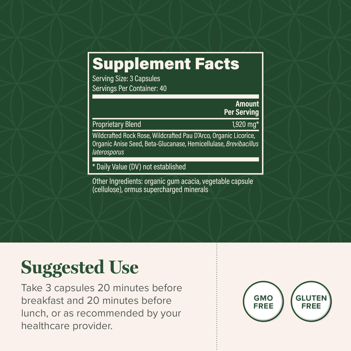 Global Healing Candida Cleanse (Mycozil) - Supports Detoxification for Natural Candida Cleanse