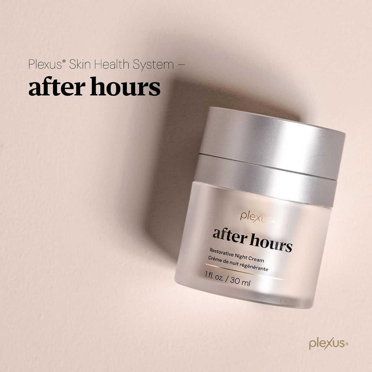 Plexus After Hours Restorative Night Cream - 1 Fl. Oz./30 ml - Nourishing, Supports Skin Hydration & Elasticity - Moisture Barrier Protection, & Smooths Fine Lines