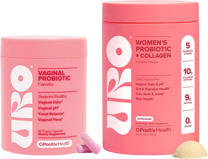 O Positiv URO Ultimate Vaginal Care Bundle - Probiotic & Collagen