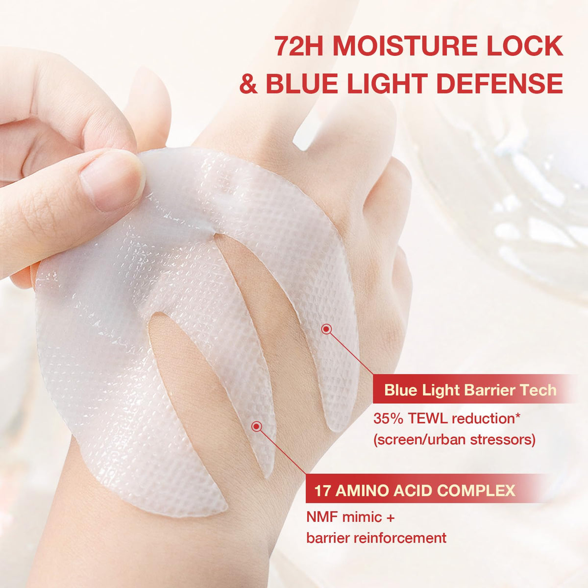 GONIM 360° Fit Under Eye Patches - Eye Mask with Salmon DNA PDRN, Collagen & Retinol - Caffeine Patches for Puffy Eyes & Dark Circles (4 Pairs)