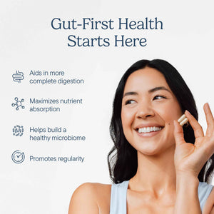 Zenwise Health Digestive Enzymes with Bromelain & Papaya - Multi Enzymes Digestion Supplement with Probiotics & Prebiotics for Gut Health, Gas & Bloating Relief