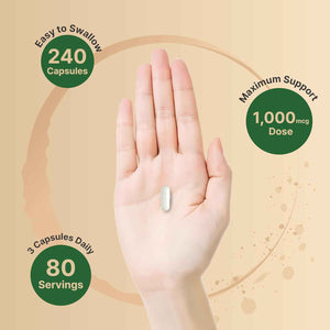 NatureBell Bovine Colostrum Supplement 1,000mg Per Serving, 240 Capsules - 40% IgG Colostrum Powder for Gut Health, Bloating, Skin, Hair & Immune Support - Non-GMO