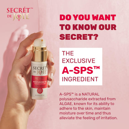 SECRET DE JOIE REVIVE Vaginal Moisturizer for Women - Long-Lasting Dryness & Discomfort Relief