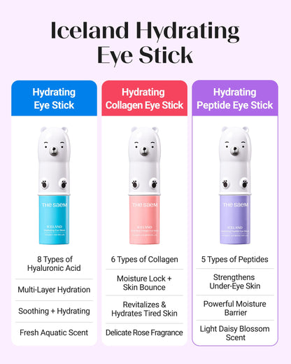 theSAEM Iceland Hydrating Peptide Eye Stick - Cooling & Firming (0.38oz)