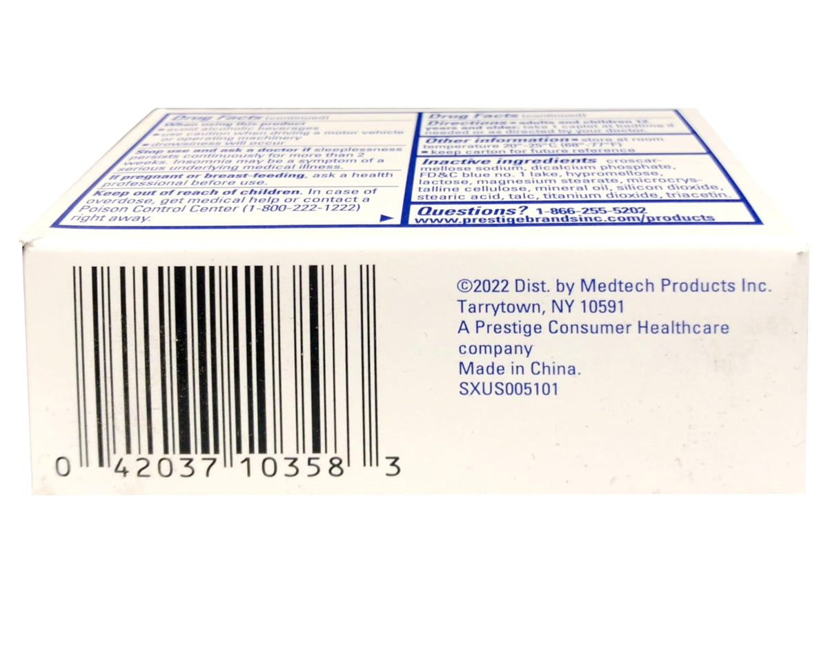Sominex Nighttime Sleep-Aid Caplets, Maximum Strength, 16 ea (Pack of 4)