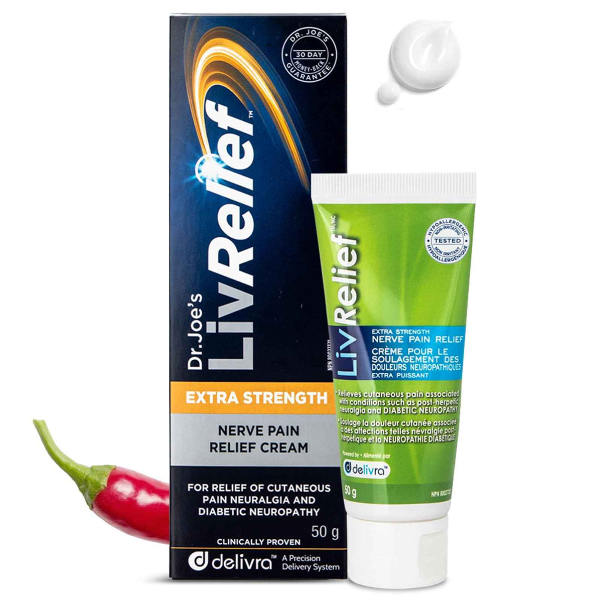 LivRelief Nerve Pain Relief Extra Strength - 50g
