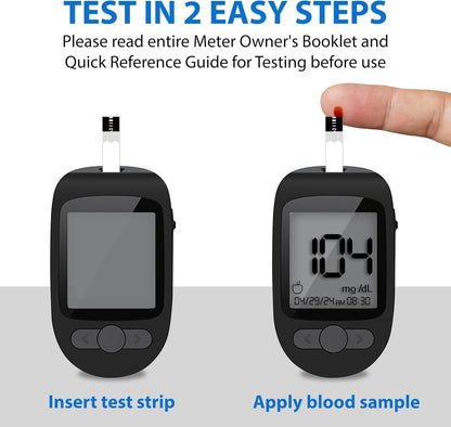 TRUENESS Blood Glucose Test Strips, 50 Count - Blood Glucose Test Strips Compatible with TRUENESS Family of Self Monitoring Blood Glucose Meters, Fast 5 Second Results