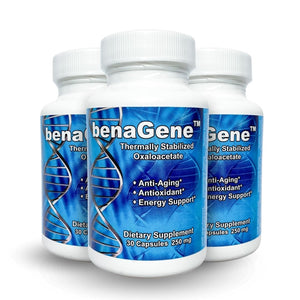 Benagene Oxaloacetate Supplement - Supports Cellular Energy, Healthy Metabolism, & Body Regulation - Thermally Stabilized with Vitamin C - Non-GMO & Vegan - Once Daily (90 Servings) BenageneBuy Supplements Australia
