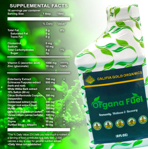 Organa Fuel 30-Day Supply: Advanced Liquid Immune Support Supplement, Supports Cellular, Gut & Organ Health, Vitamins, Minerals, Superfoods, Antioxidant. for Adults & Kids 12+ - 8 fl oz (Pack of 1) Organa FuelBuy Supplements Australia