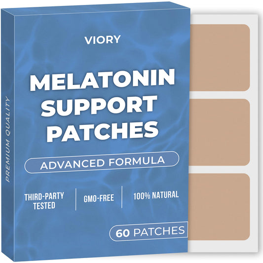 VIORY Melatonin Sleep Patches for Adults Extra Strength | Easy-to-Apply