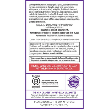 New Chapter Every Woman's One Daily 55+ - Multivitamin for Women - Supports Immune, Bone & Vision Health* - Gentle on the Stomach - Non-GMO, Gluten Free, Dairy Free, Vegetarian & Kosher - 48 Tablets