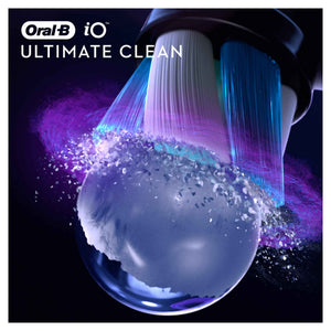 Oral-B iO Ultimate Clean Electric Toothbrush Head, Twisted & Angled Bristles for Deeper Plaque Removal, Pack of 4,